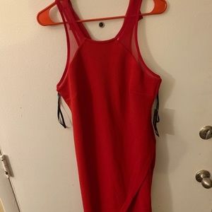 Large beautiful red dress